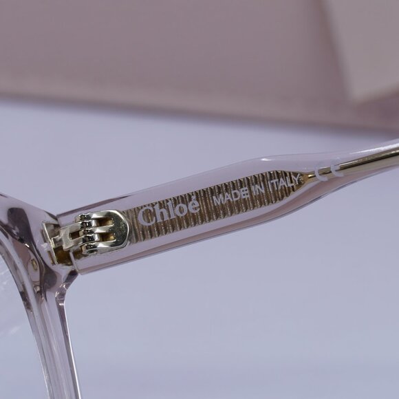 Chloe CH0084OA 003 Square Eyeglasses 55mm - Shiny Pink - Picture 7 of 10